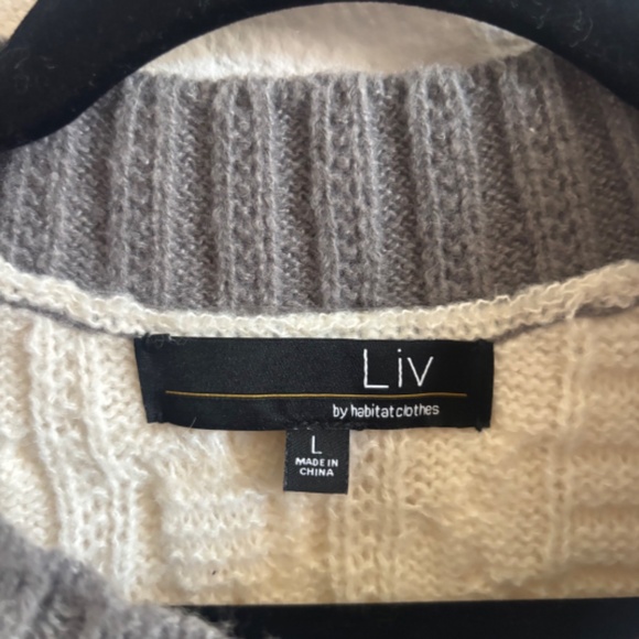 Liv Mixed Stitch Pullover Sweater - Picture 4 of 4